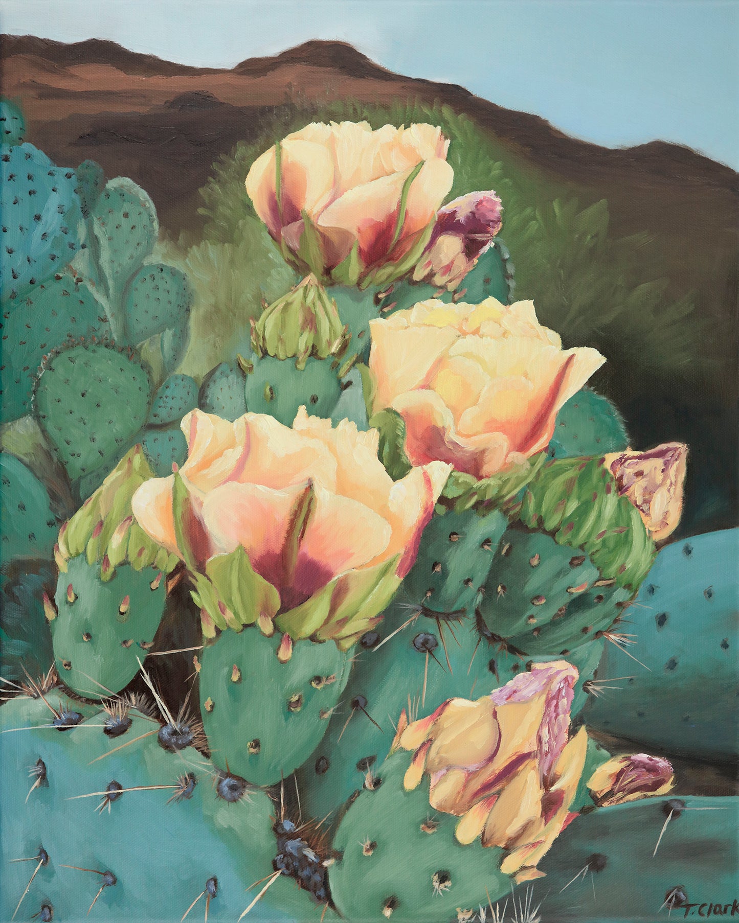 "Desert Blooms"- (SOLD)Original Painting