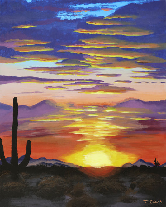 "Arizona Sunset"-Original Painting (SOLD)