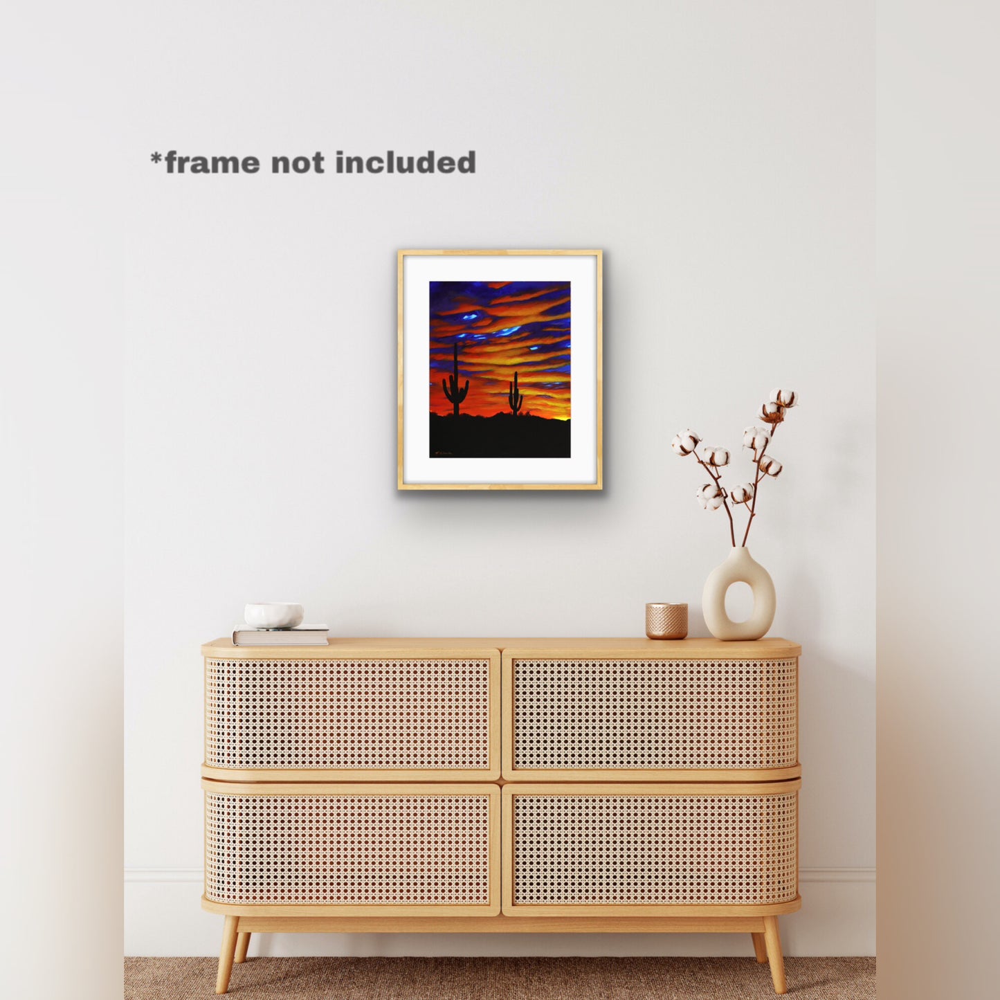 "Saguaro Sunset"- Print