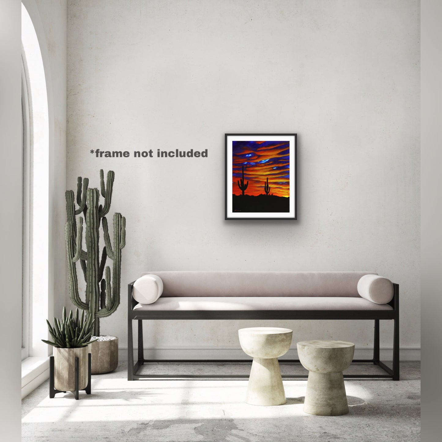 "Saguaro Sunset"- Print