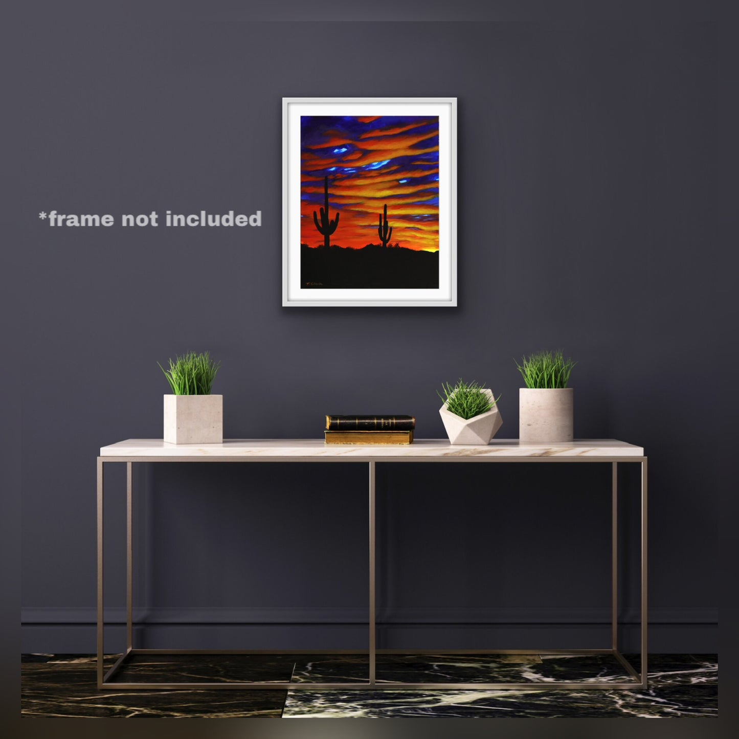 "Saguaro Sunset"- Print